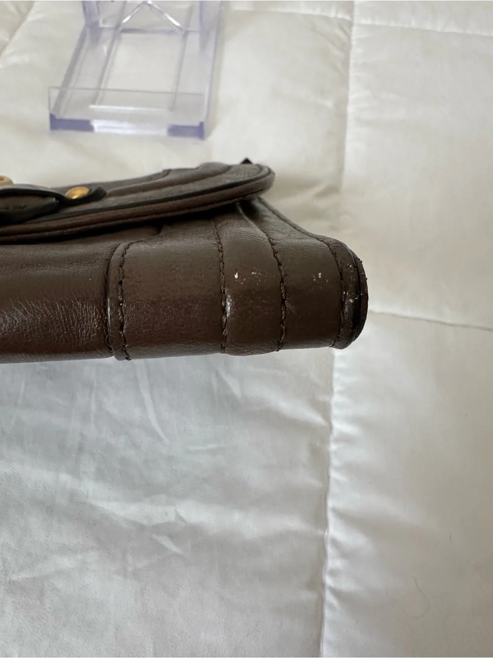 Juicy Couture Vintage Brown Leather Wallet